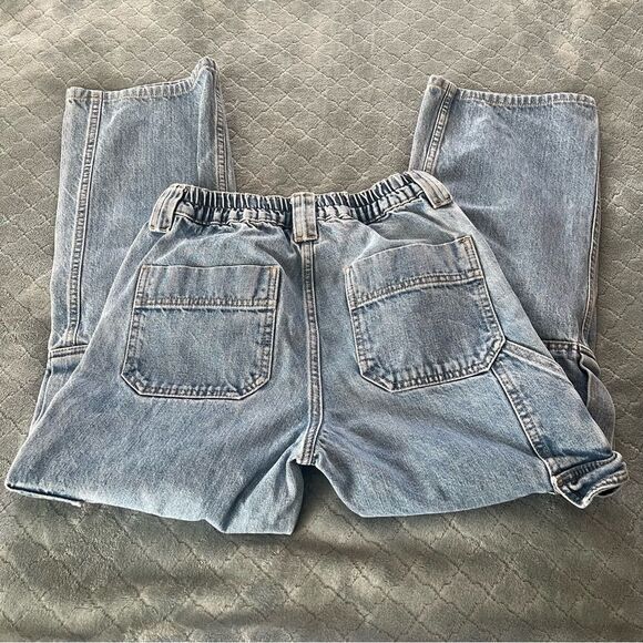 BDG Urban Outfitters Skate Cargo Jeans Light Wash‎ W26 L32 Relaxed Fit - Picture 4 of 5